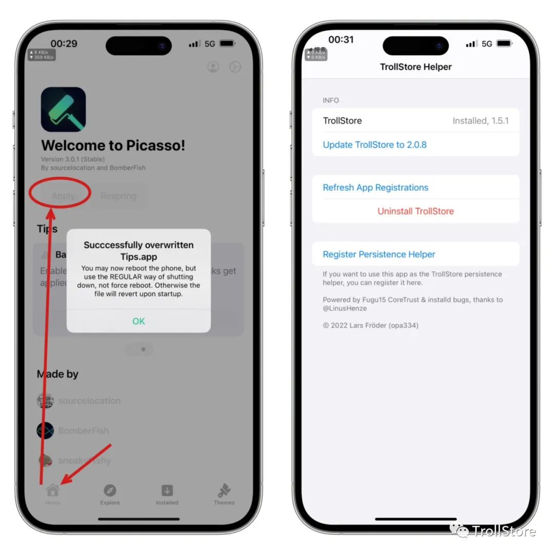 TrollStore2利用Picasso安装法,简单明了